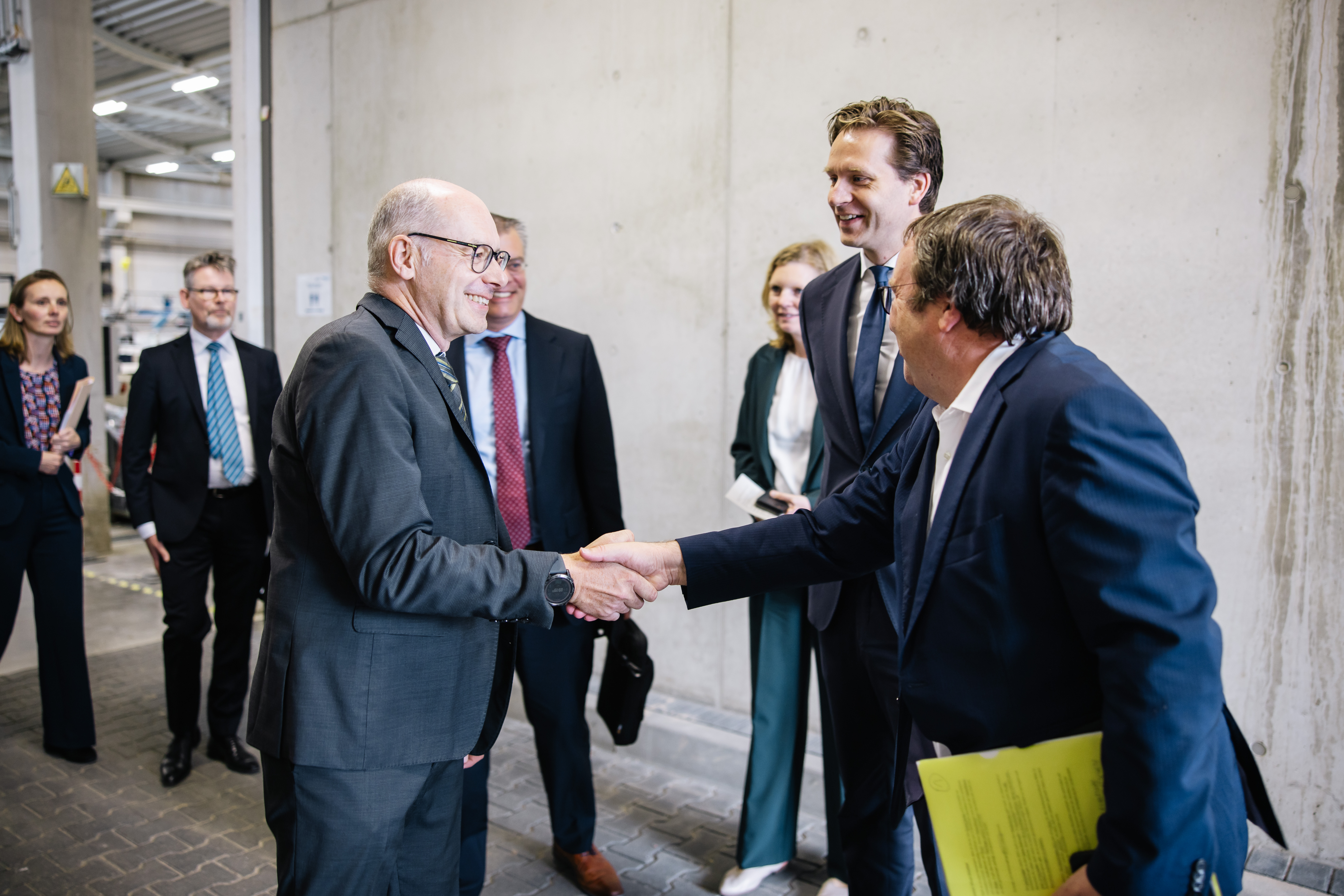 Minister Krischer en minister Karremans op bezoek in Aken ©  MUNV NRW Marcel Kusch