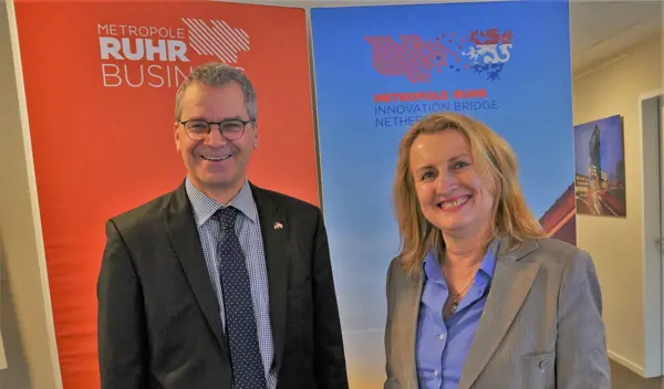 Julia Frohne En Peter Schuurman (C) Business Metropole Ruhr