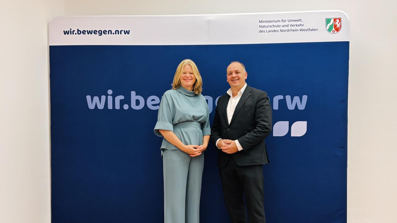 Viktor Haase (Links) En Saskia Borgers (Rechts) © MUNV NRW